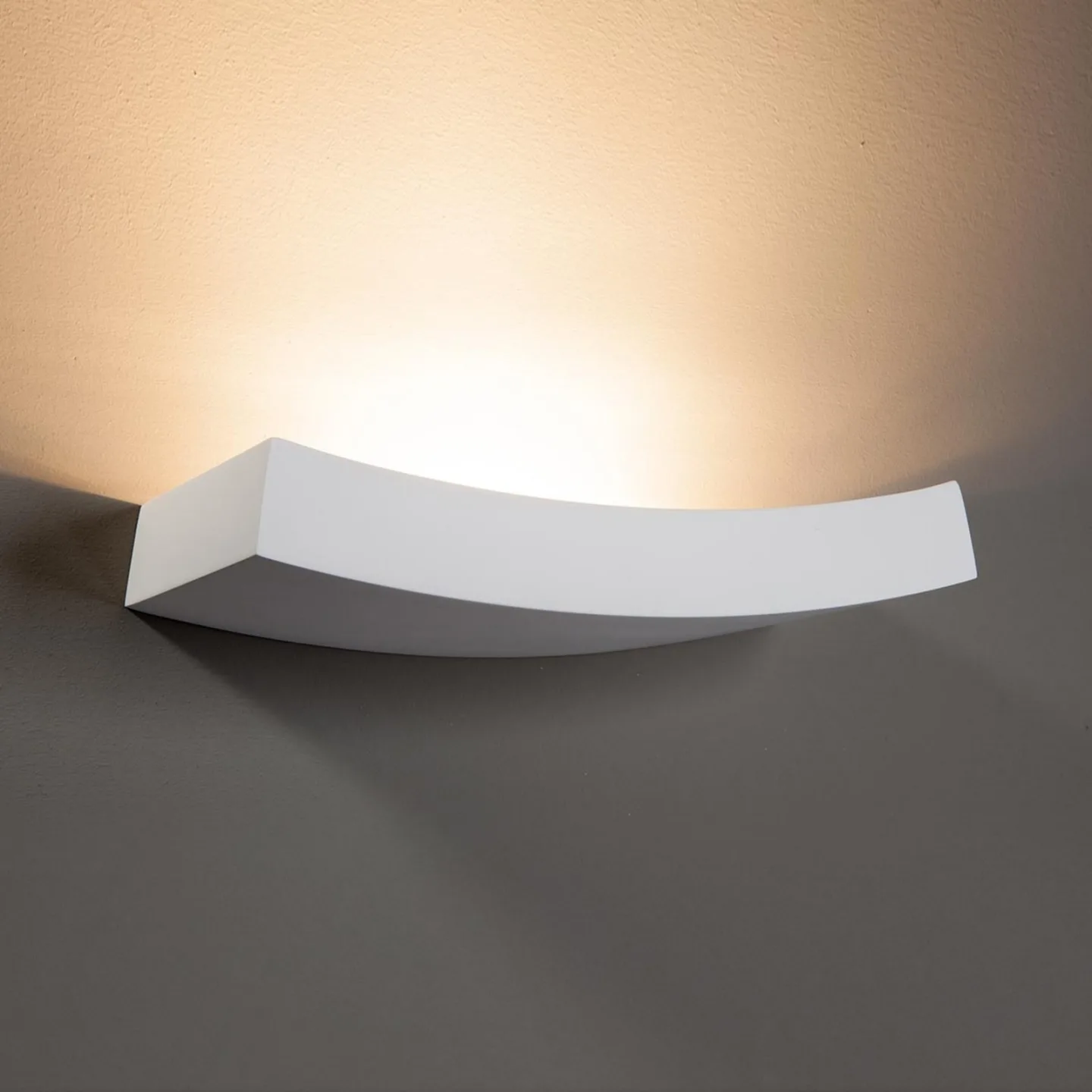 Leander Wandleuchte White - Lindby - Wohnzimmer - Modern - Gips / Ton - Mehrflammig