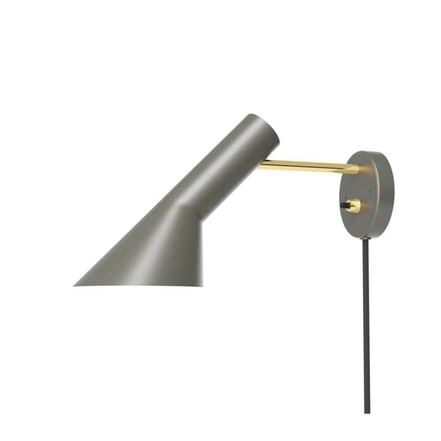 AJ Wandleuchte Brass/Warm Grey - Louis Poulsen - Wohnzimmer - Metall
