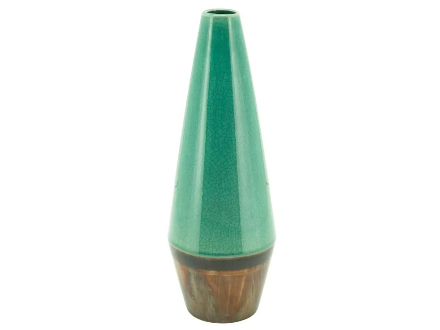 Abhika Vase Keramik Seegrün H: 42 cm | Schubiger Möbel