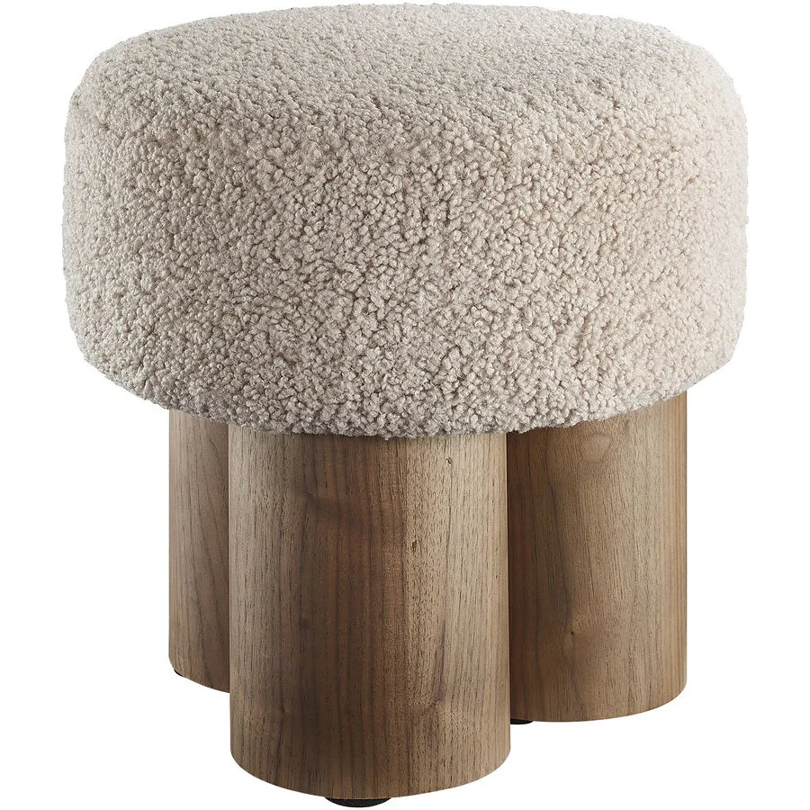 Hocker Bexlo Walnuss MDF H 49 B 50 cm