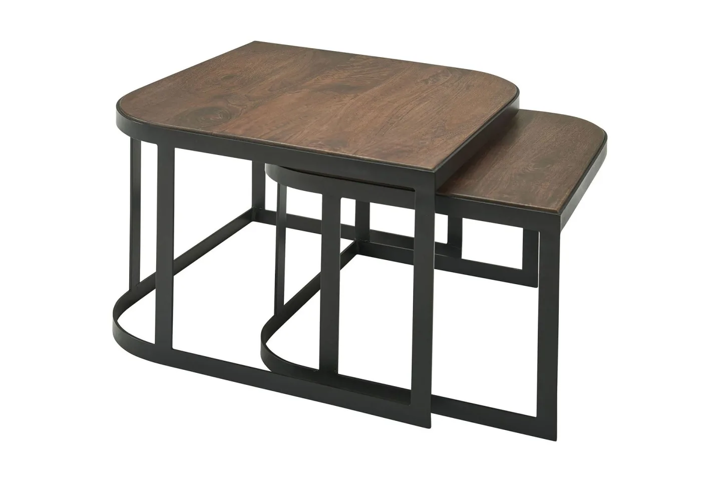 Willowdale Satsbord 60 cm - Teak/Svart