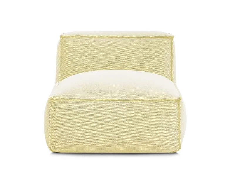 Modulare Sessel für Gartensofa BOBOCHIC BIARRITZ Stoff chiniert gelb