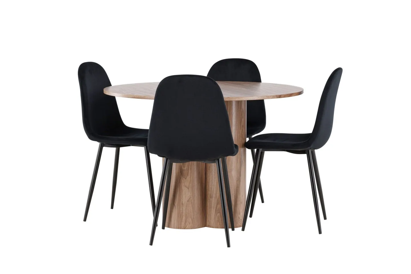 Olivia Matgrupp 110 cm Rund med 4 Polar stolar -