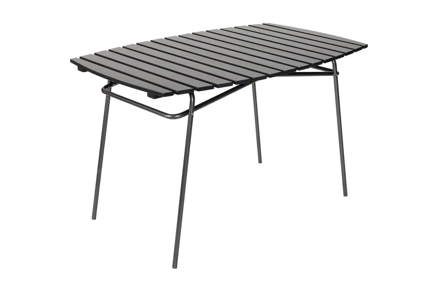 Retro Utebord 120x80 cm - Svart/Grå