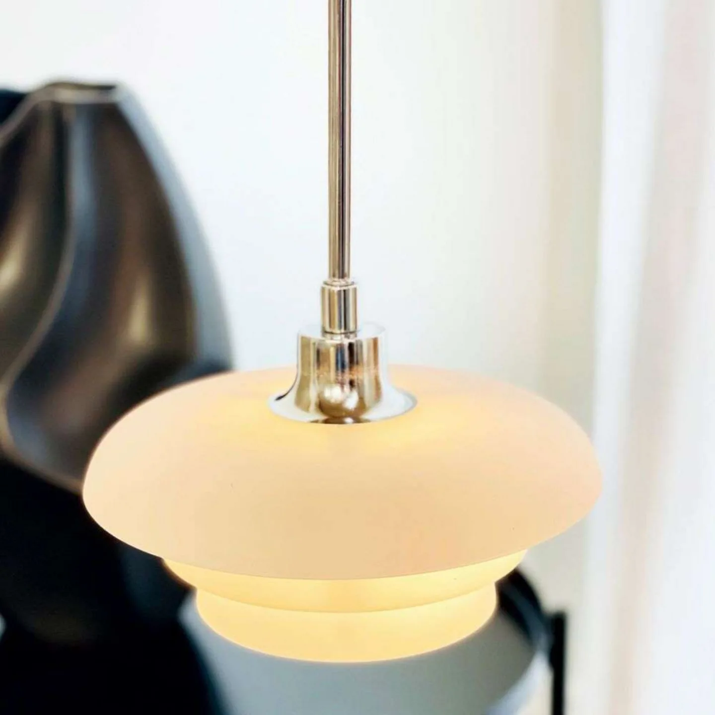 Ava Pendelleuchte, Ø 20 cm, weiß, Opalglas - Dyberg Larsen - Wohnzimmer - Modern - Einflammig