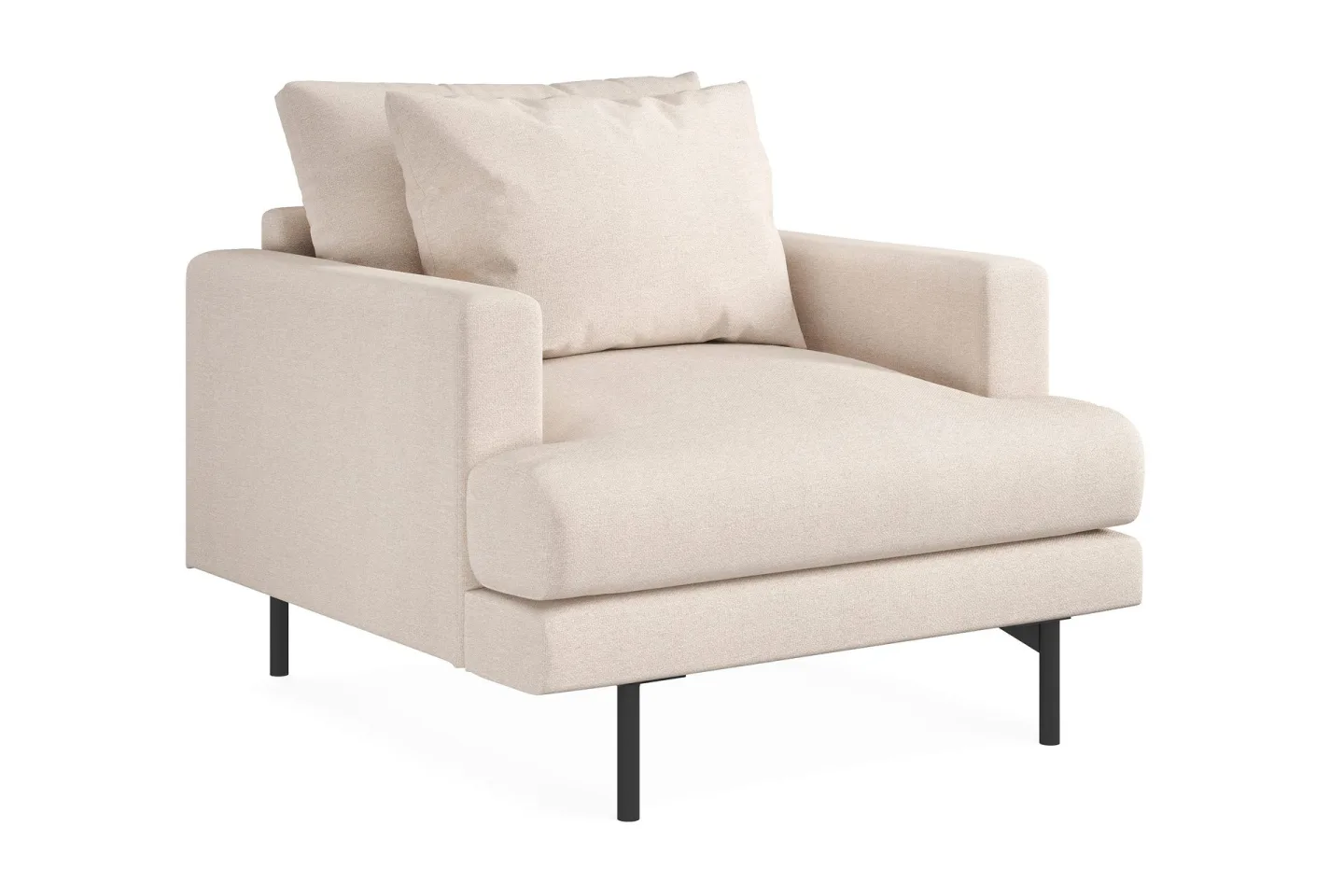 Menard Djup Fåtölj 97 cm Bred - Beige / Ljus