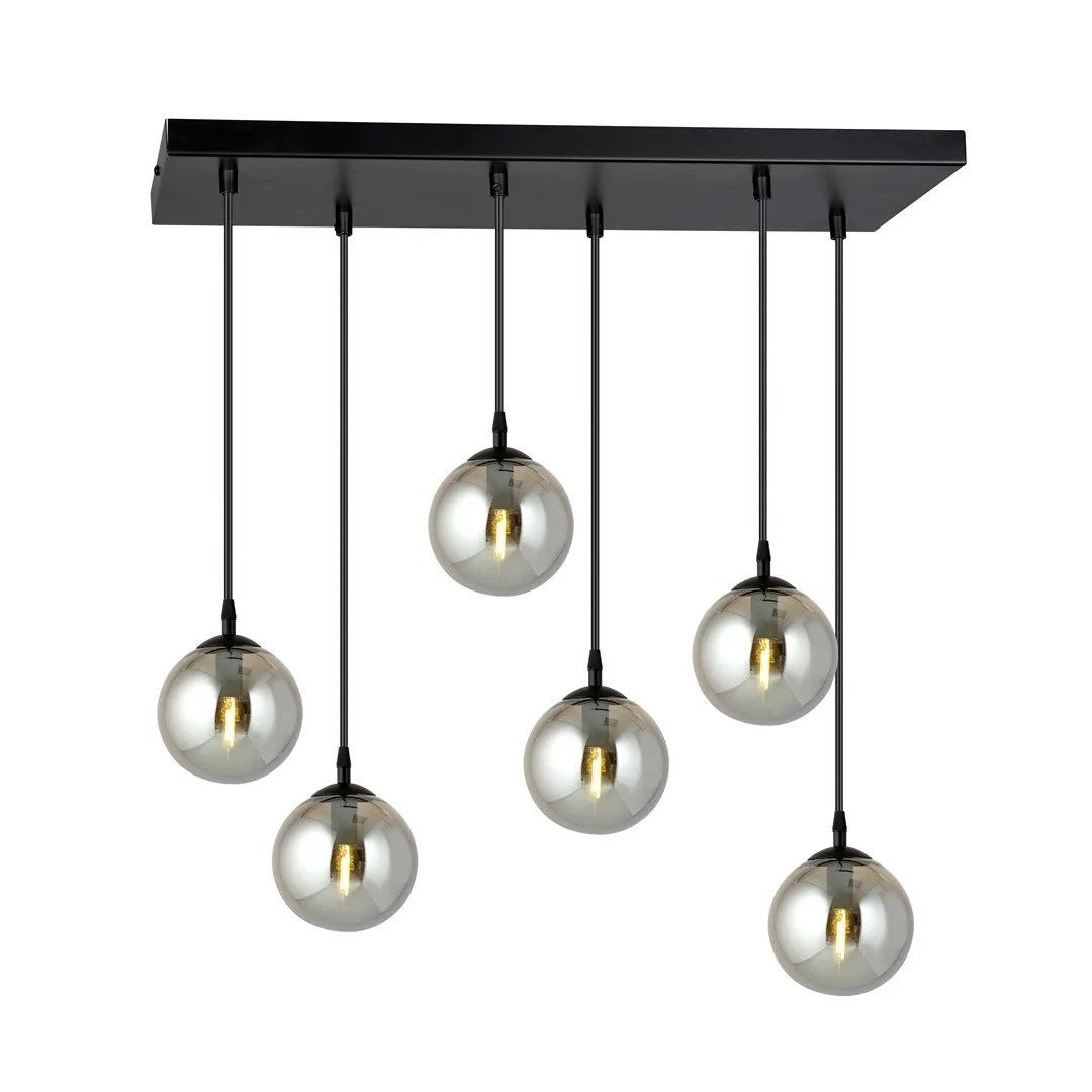 Emibig Lighting - Cosmo 65cm - Taklampa - Rökfärgad