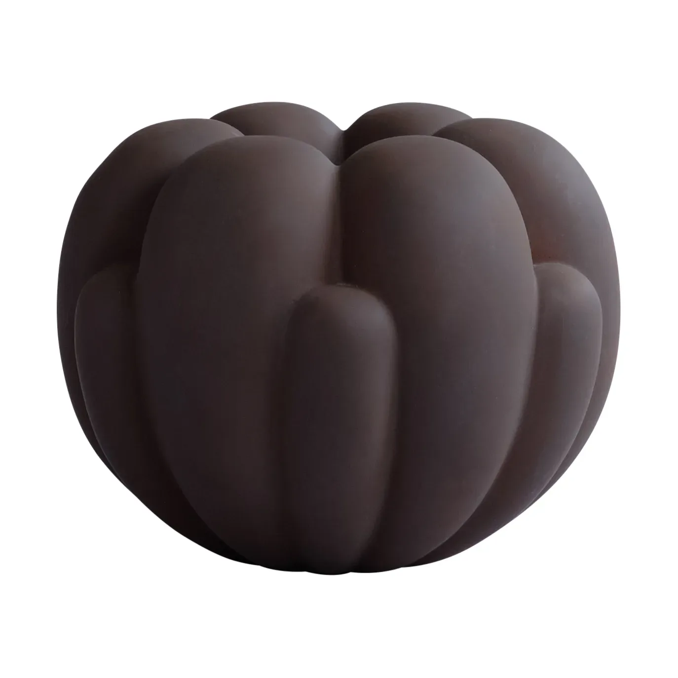 101 Copenhagen Bloom Vase petit 22,5x24 cm Chocolate brown