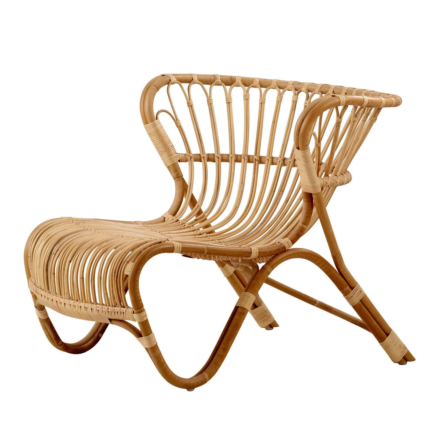 Sika Design - Fox Lounge Chair / Natural - Fåtöljer - Viggo Boesen - Träfärgad - Trä