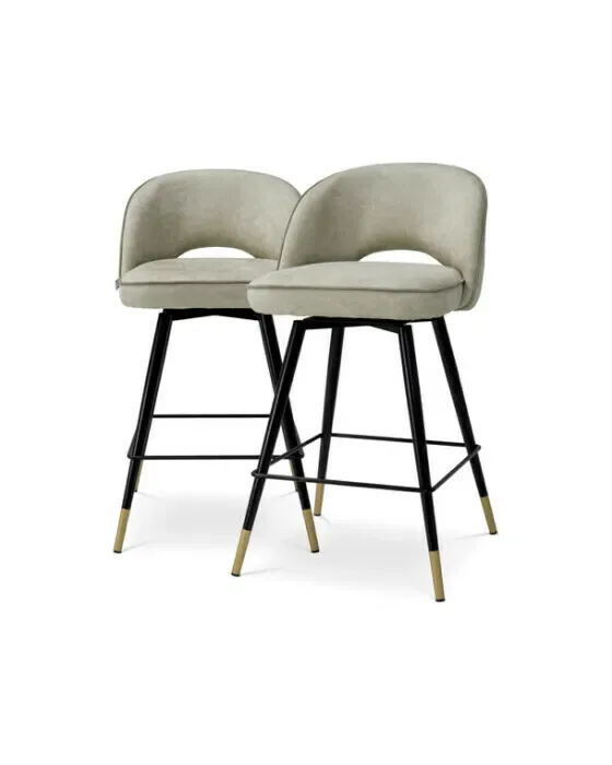 Cliff Bar Stool Mayer Silver Set of 2