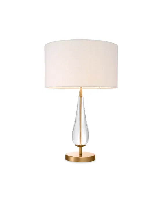 Stilla bordlampe antik messing