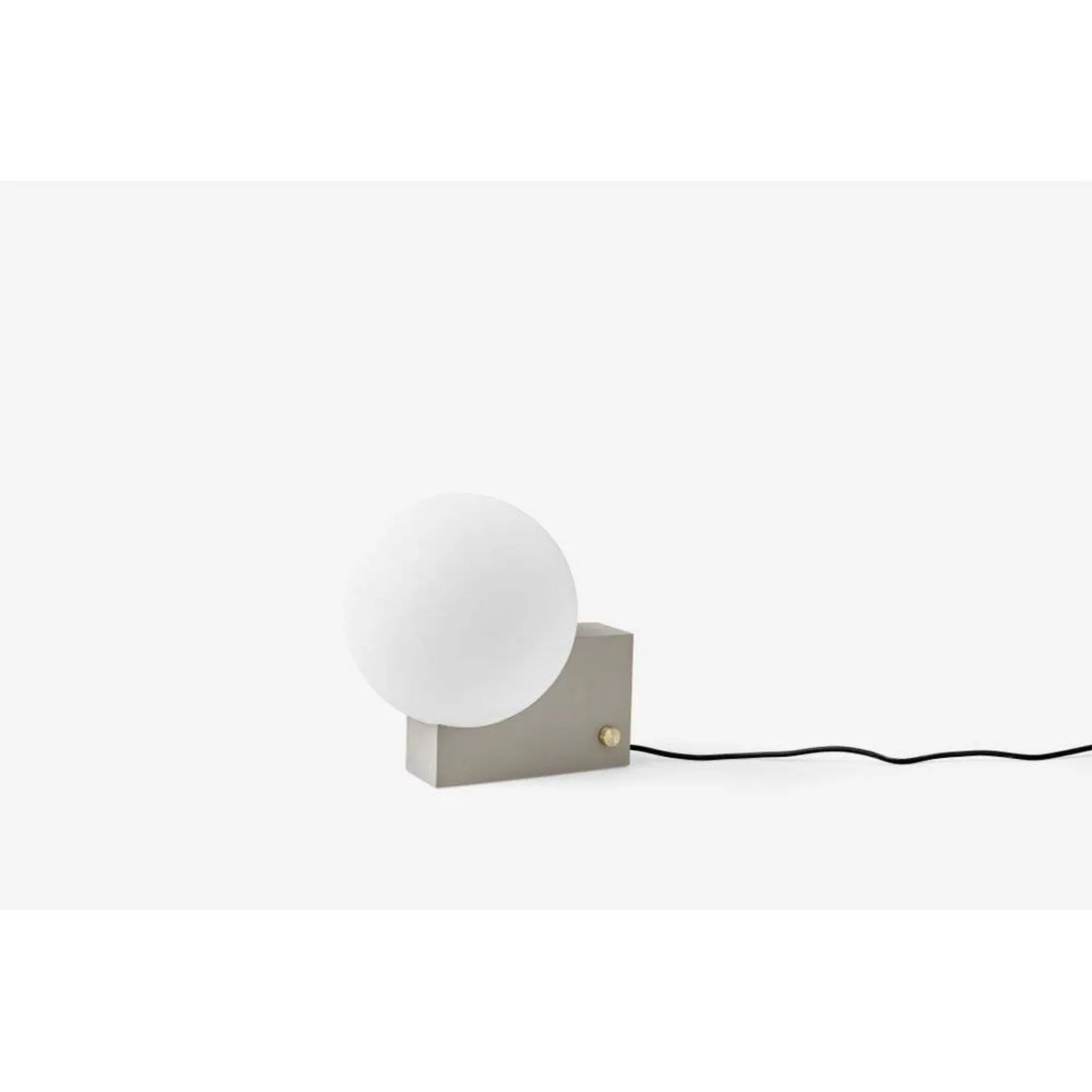 Journey SHY1 LED-bordlampe, sølvgrå - &Tradition - Stue - Design - Glas - Med én lyskilde