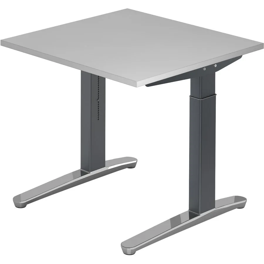 Schreibtisch Office grau Holzwerkstoff B 80 T 80 cm