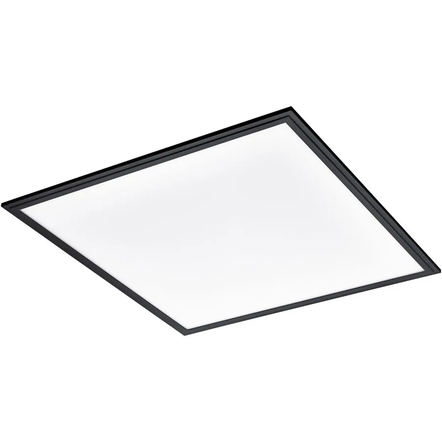 Eglo Deckenlampe Salobrena 1 Schwarz Aluminium/Stahl 59.5 cm 5 cm - LED - Lichtfarbe: Helles Neutralweiss - LED Energiesparlampen