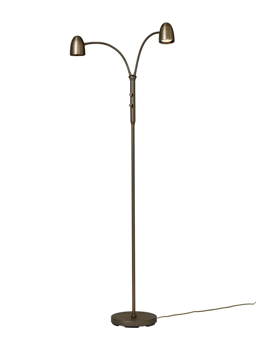 Armaturhantverk - Koster 2 - Golvlampa - Oxidbrun