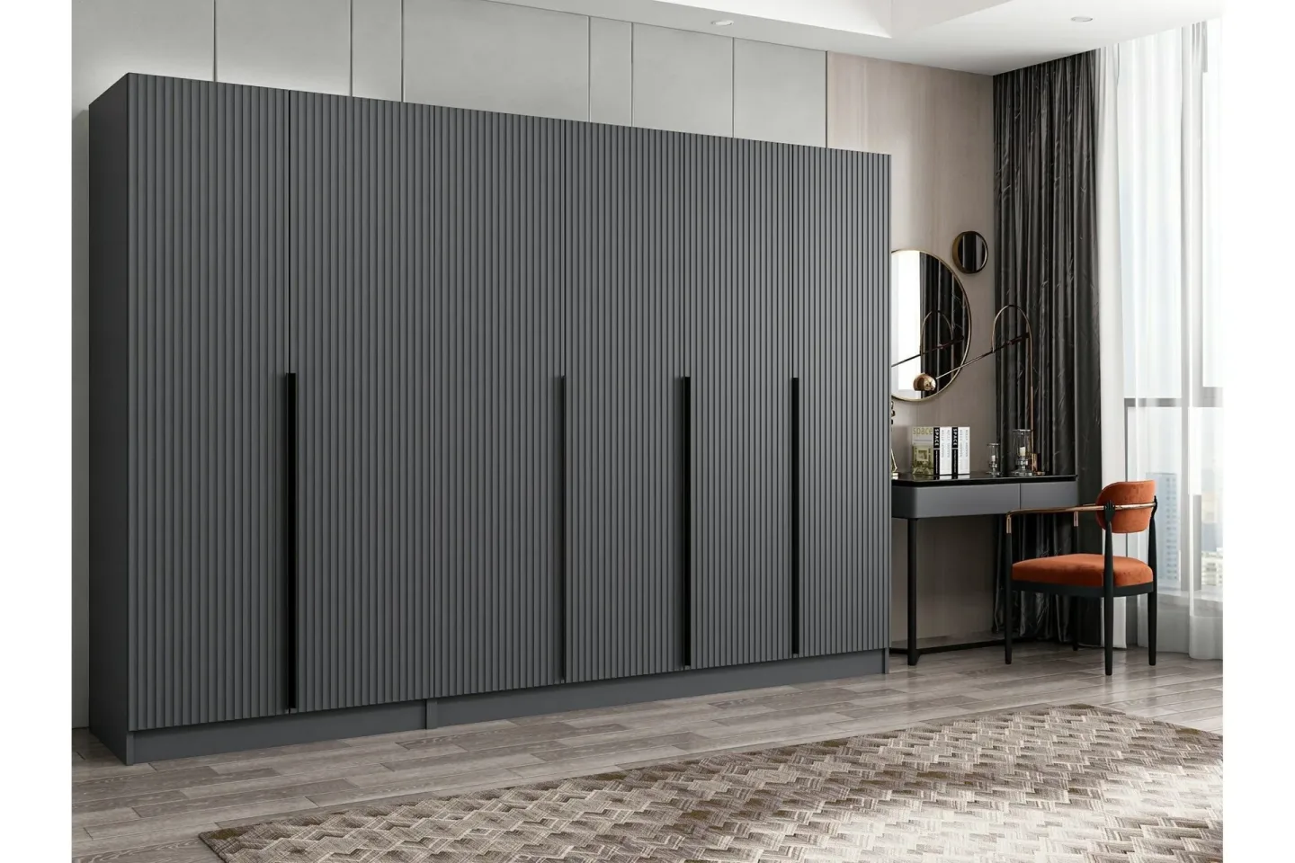 Fruitland Garderob 270 cm - Antracit