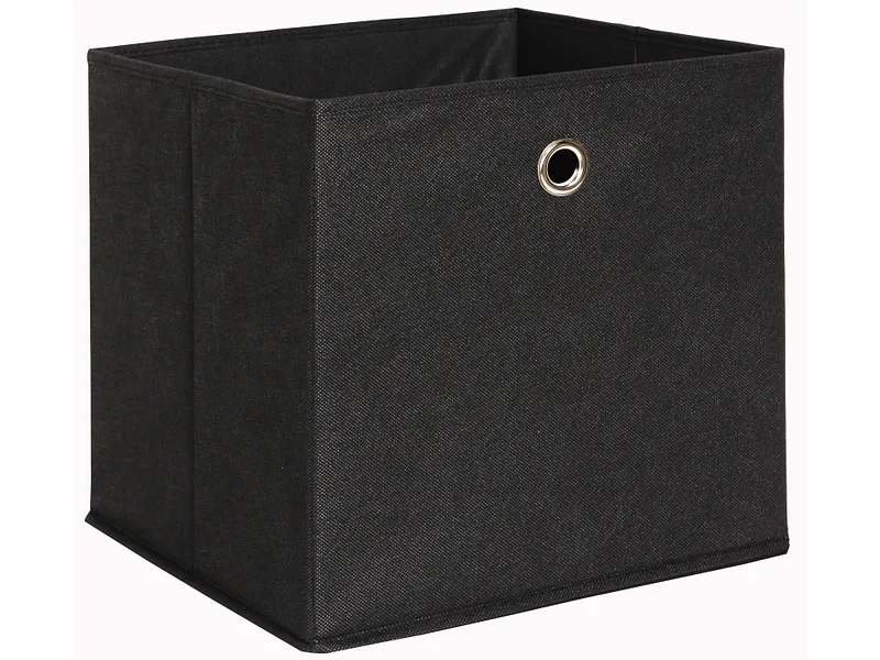 Aufbewahrungskorb EPSILON 2 schwarz 31x31x31cm