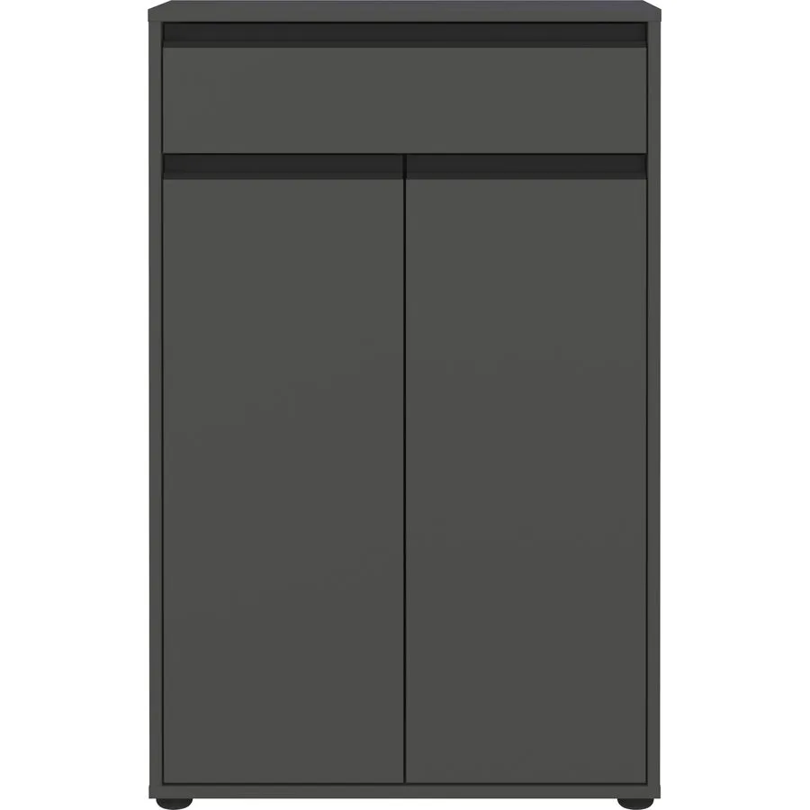 Aktenschrank Christine graphit Holzwerkstoff B 63 H 98 cm