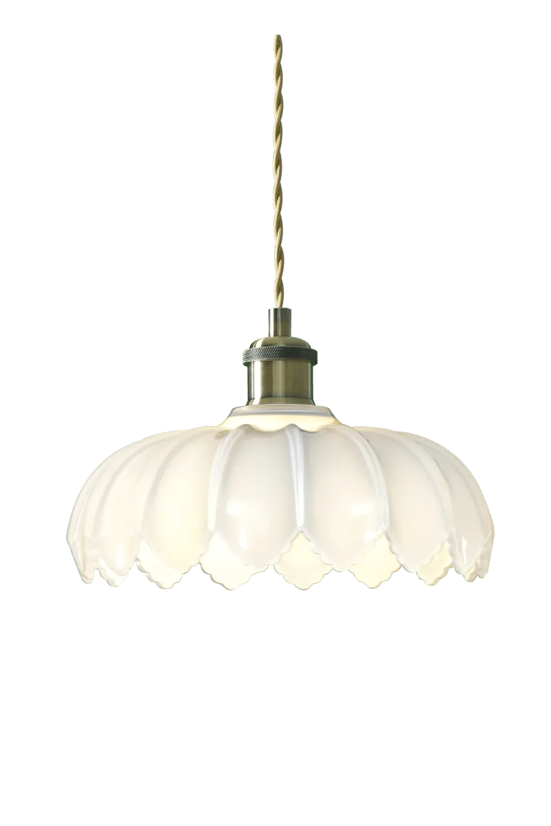 Aneta Lighting - Sofia Ø25 - Fönsterlampa - Antikmässing/vit