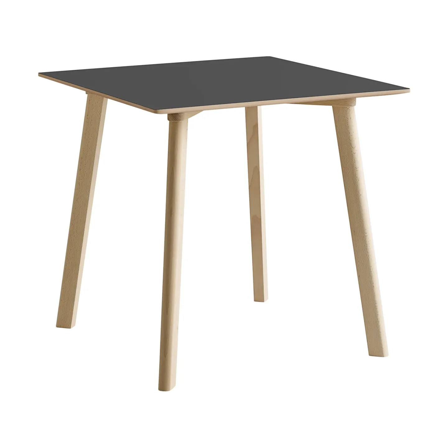 HAY CPH210 Deux 2.0 bord 75x75 cm Stone grey-untreated beech