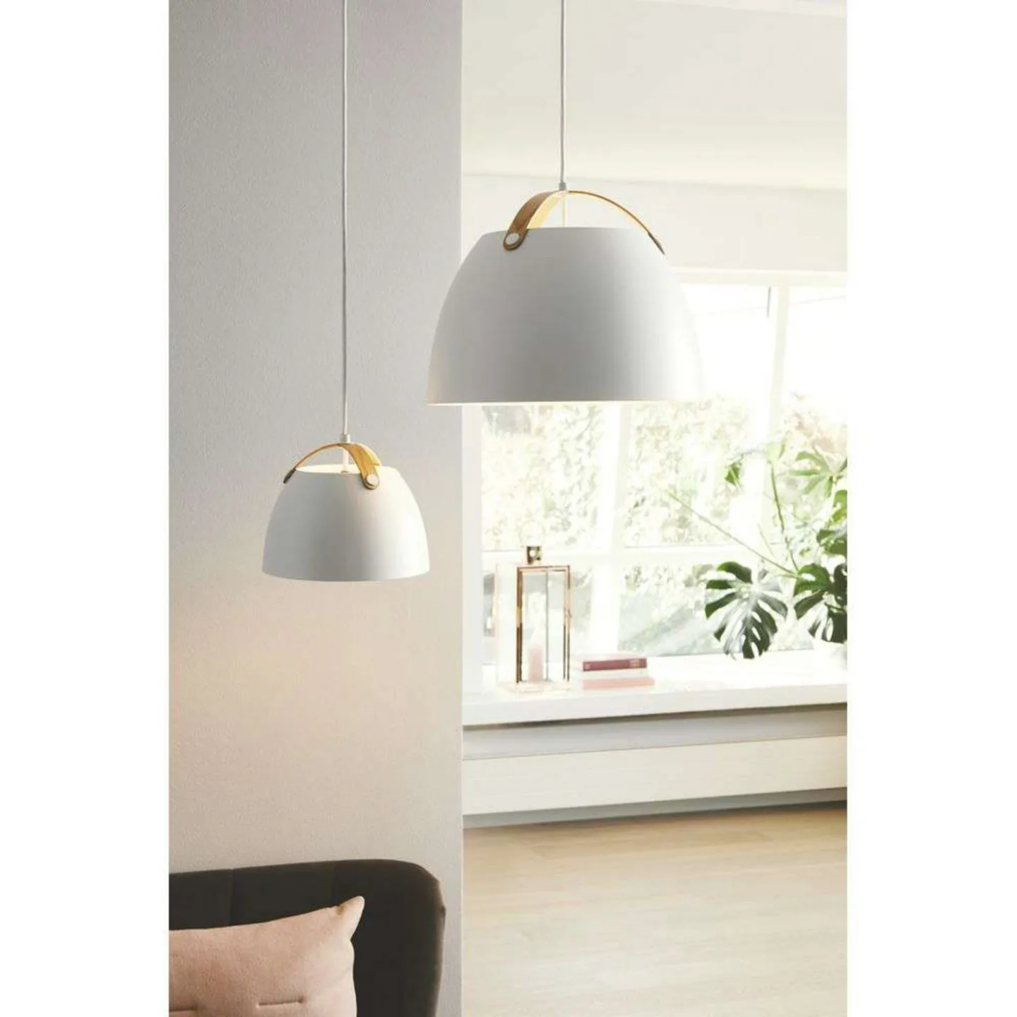 Oslo Pendelleuchte Ø16 White/Oak - Halo Design - Esszimmer - Metall