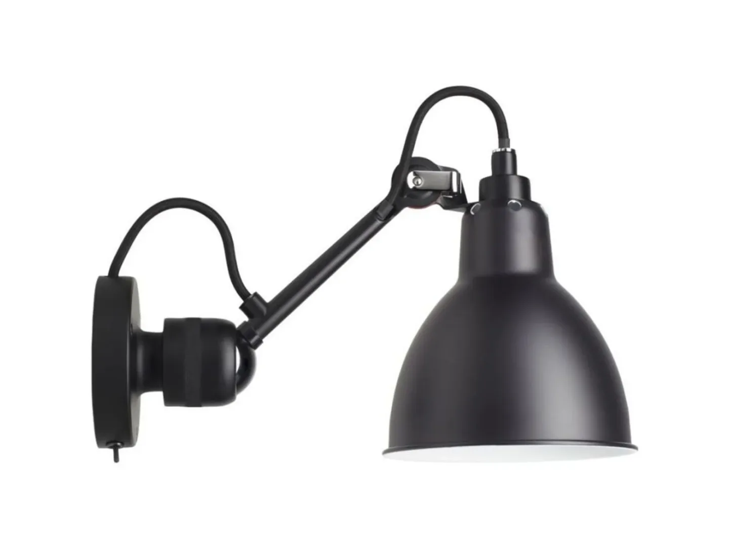 304SW Wandleuchte Schwarz - Lampe Gras - Wohnzimmer - Design - Metall