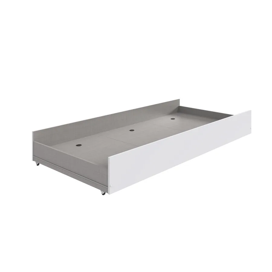 Bett Nordy weiss Holzwerkstoff B 199 T 93 cm