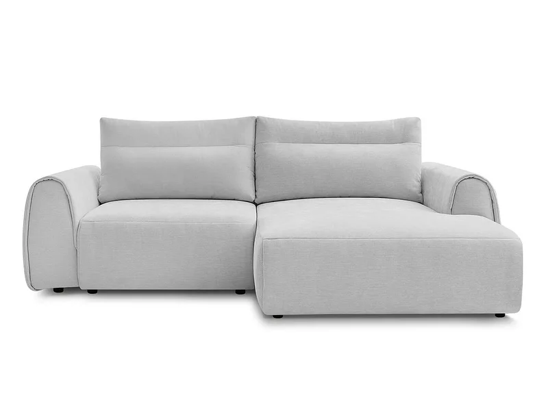 Ecksofa BOBOCHIC ADEN Stoff hellgrau