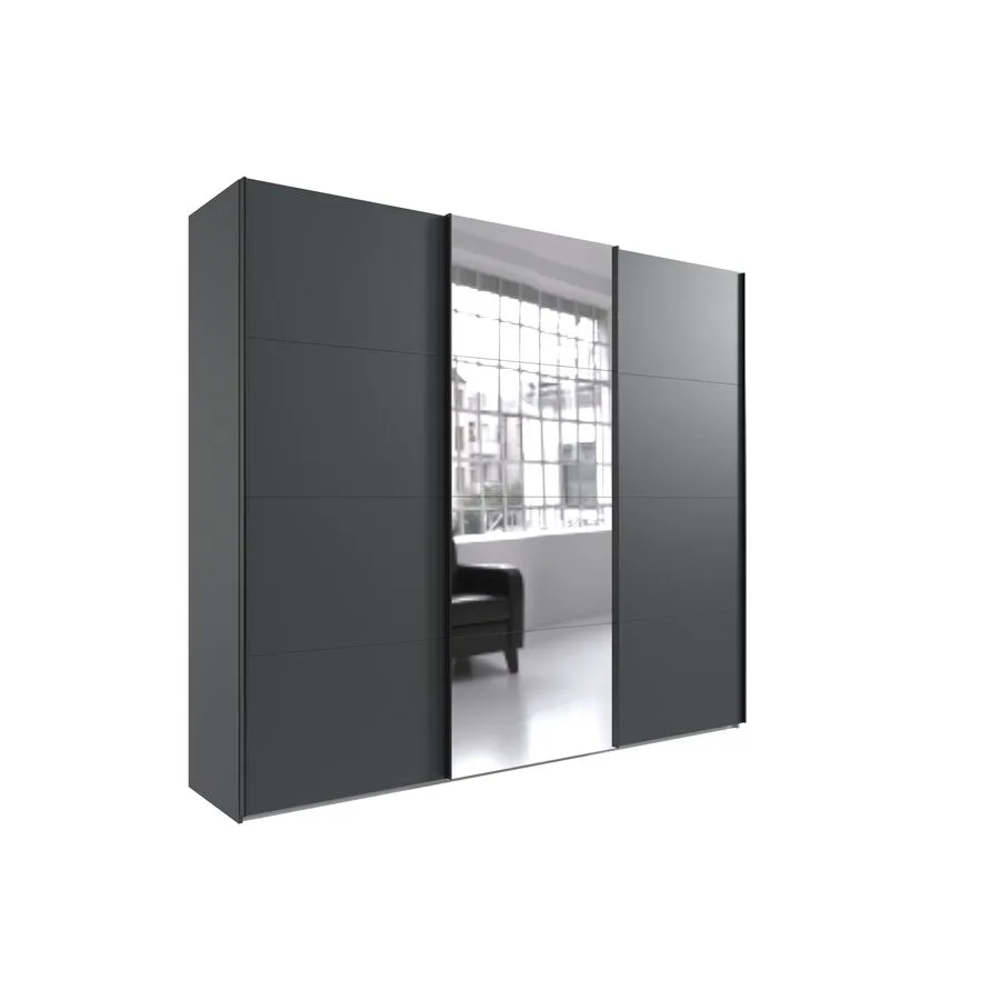 Kleiderschrank Enero graphit Holzwerkstoff B 270 cm