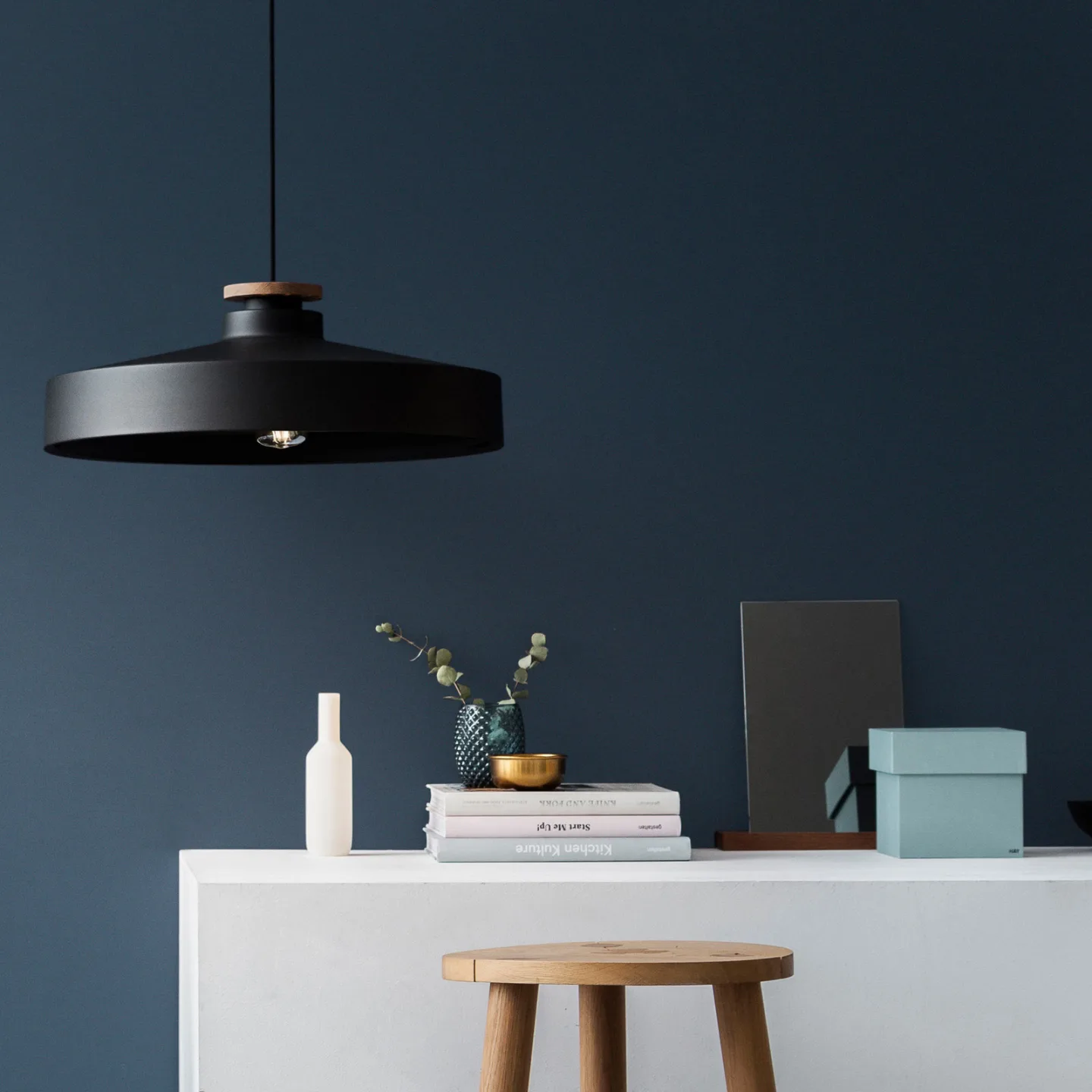 Street Pendelleuchte Large Black - Herstal - Wohnzimmer - Metall