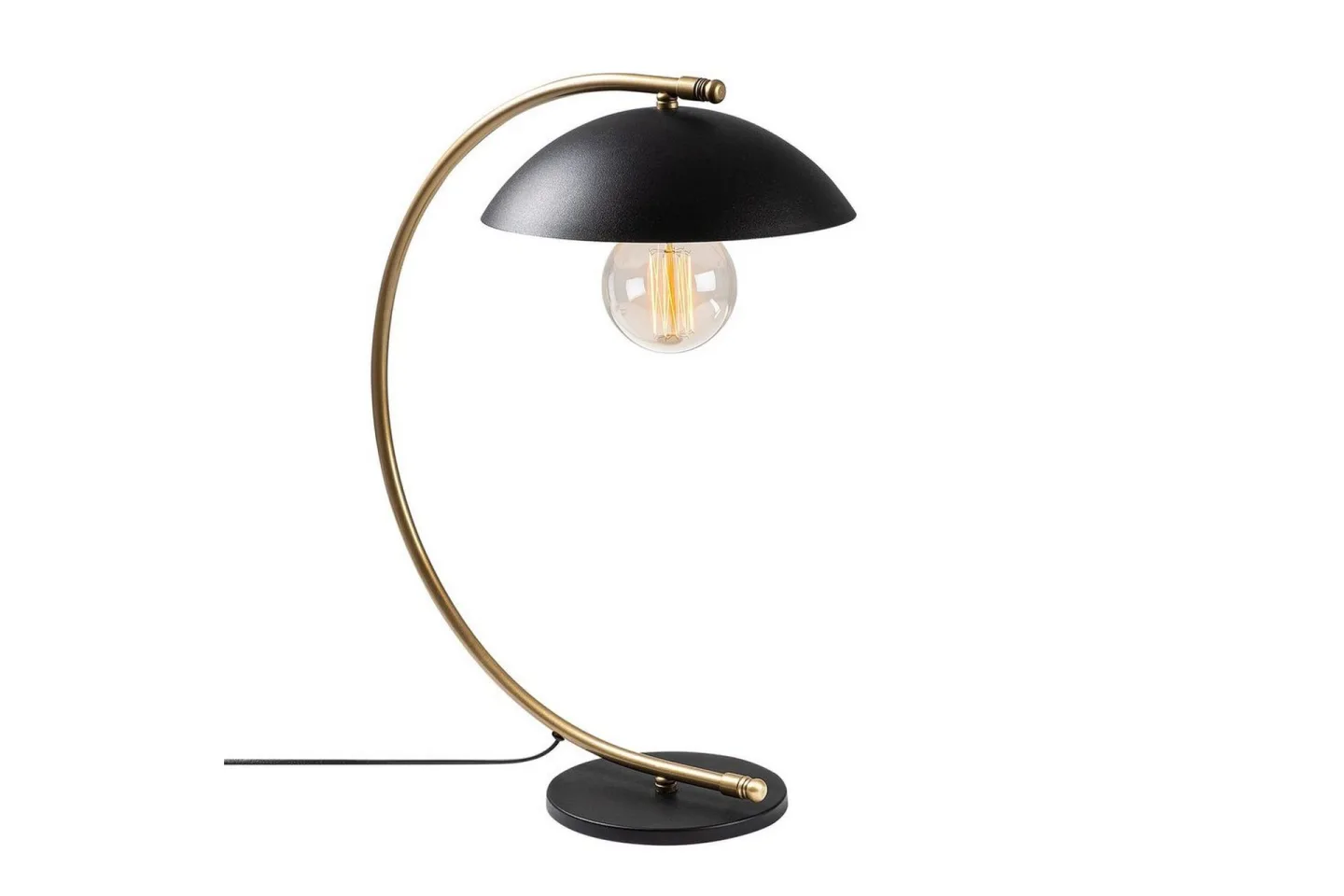 Bordslampa Mast Svart / Rany - Guld/Svart