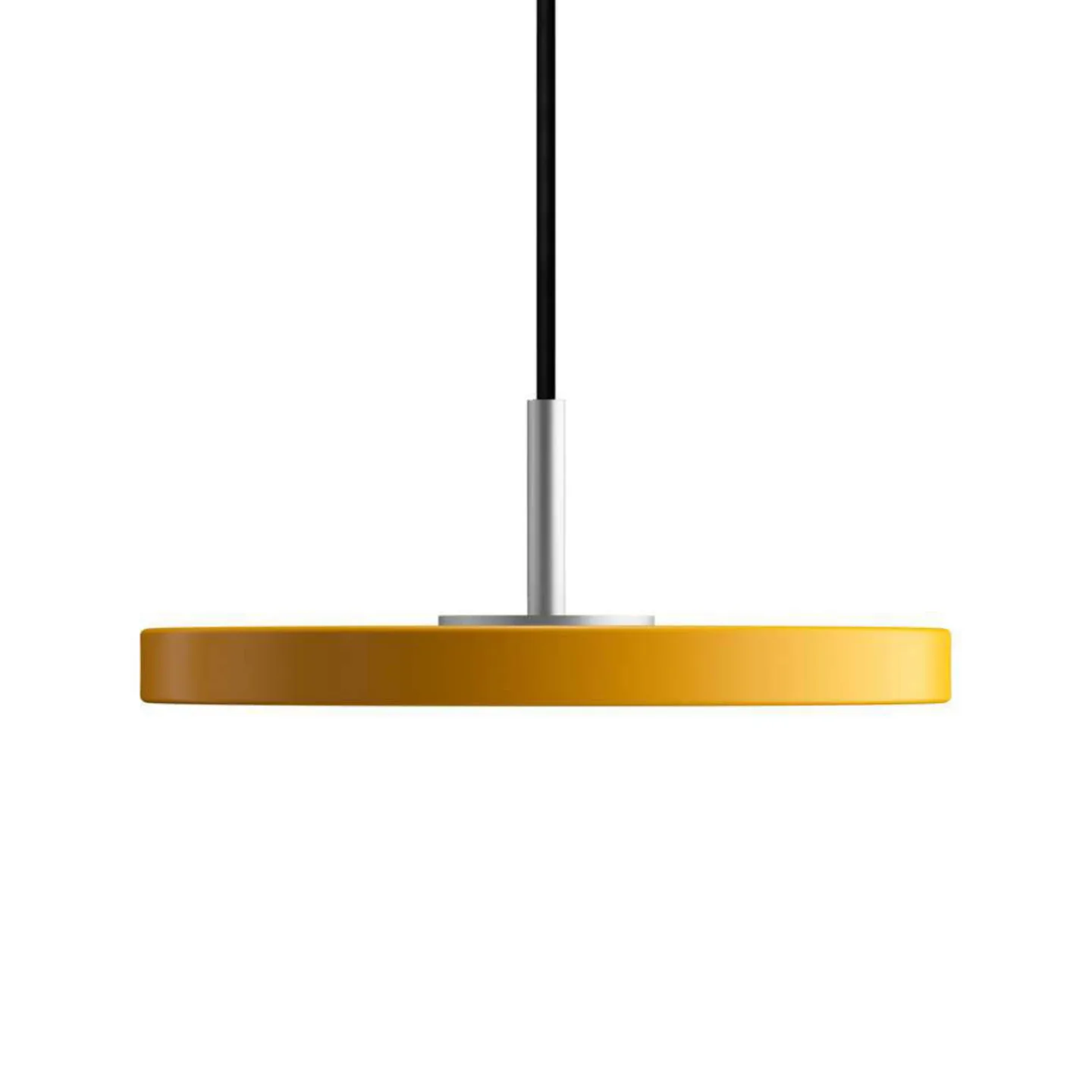 Asteria Pendel Micro Saffron Yellow/Steel Top - UMAGE - Spisestue - Metall