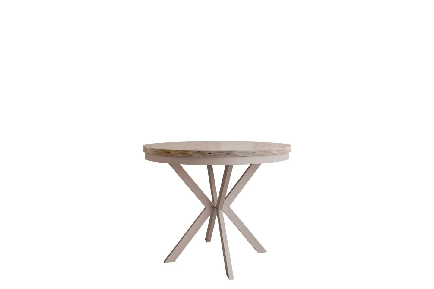 Sereth Matbord 90 cm Rund - Brun/Beige