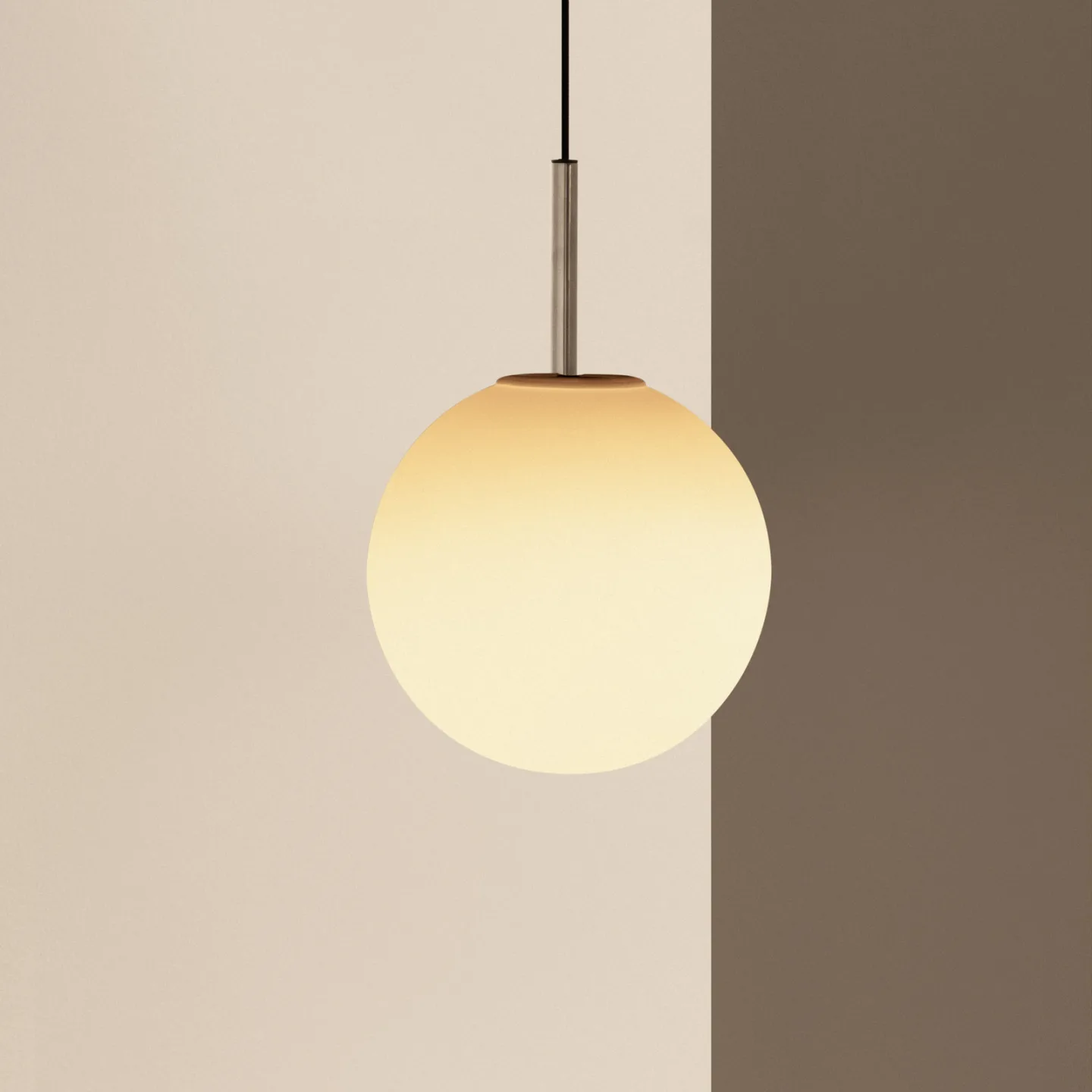 TR Bulb Pendel Polished Steel - Audo Copenhagen - Stue - Design - Glass - Kule
