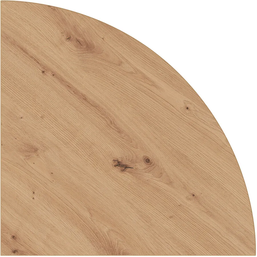 Anbautisch Office Asteiche Holzwerkstoff B 80 T 80 cm