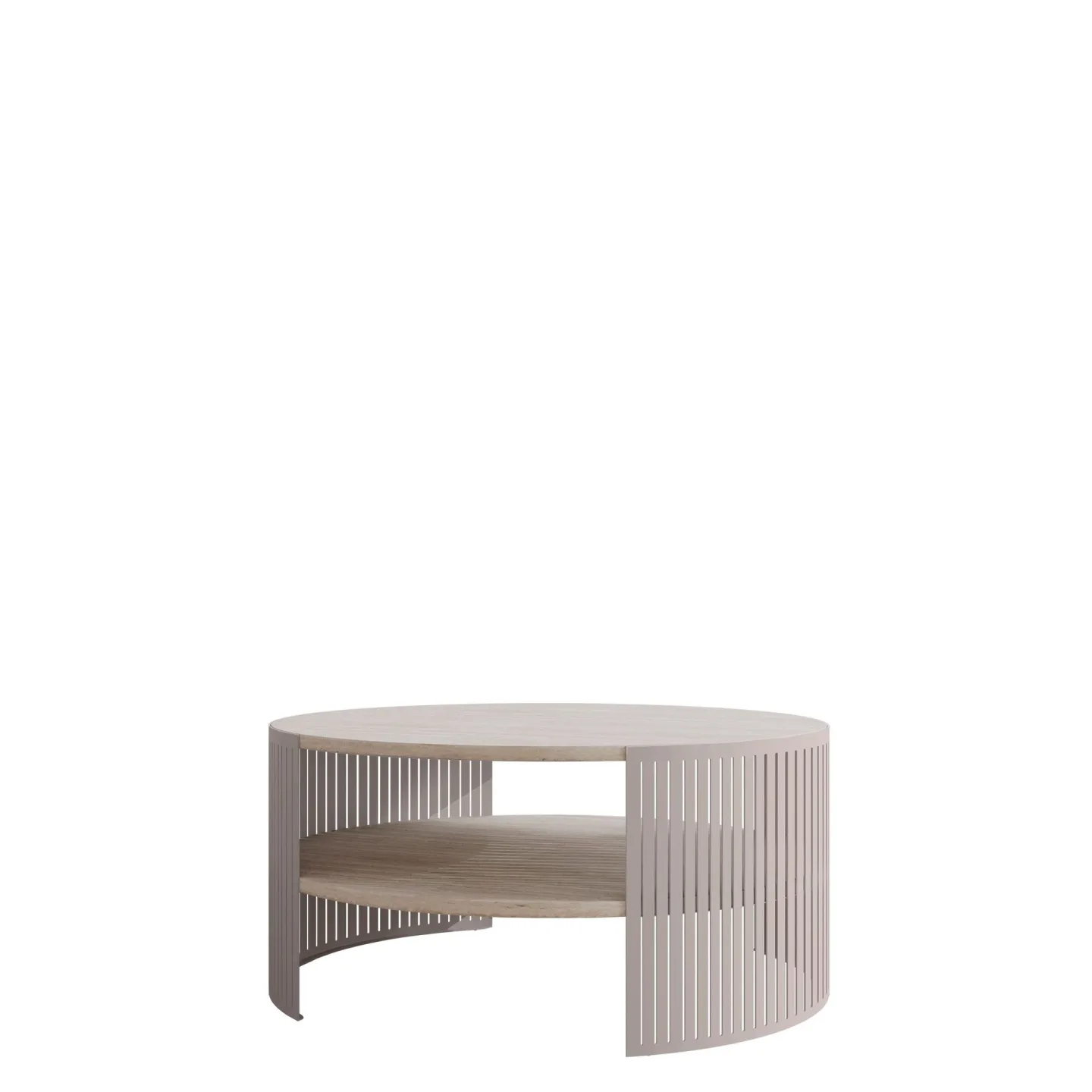 Friend Soffbord 75 cm Rund - Beige|brun