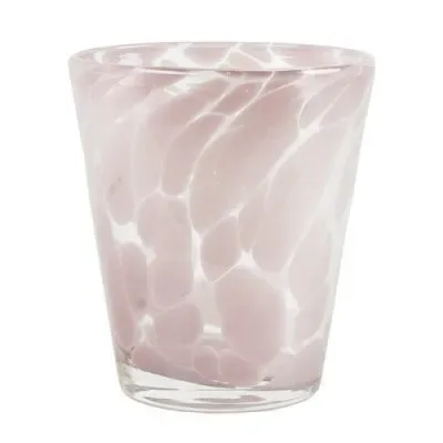 Olsson & Jensen Milano Glas Ø9x10 cm Rosa