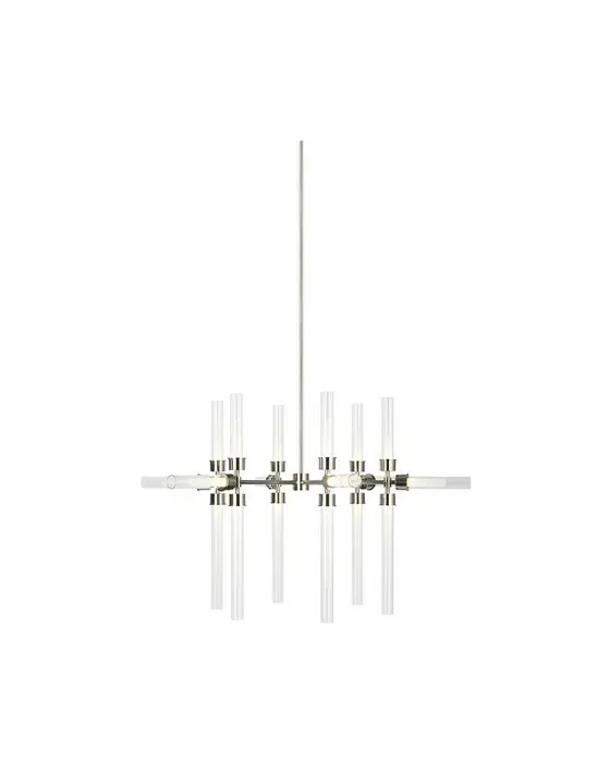 Linger 18-Light Chandelier Polished Nickel