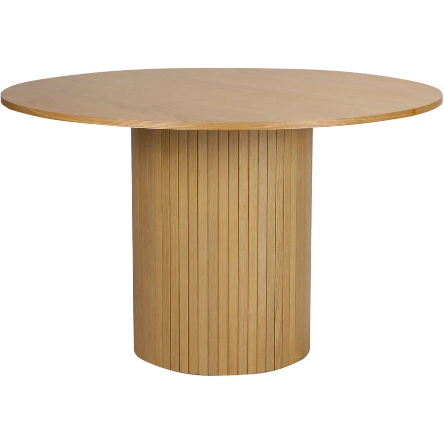 Esstisch rund Orlen natur Melamin B 120 T 120 cm