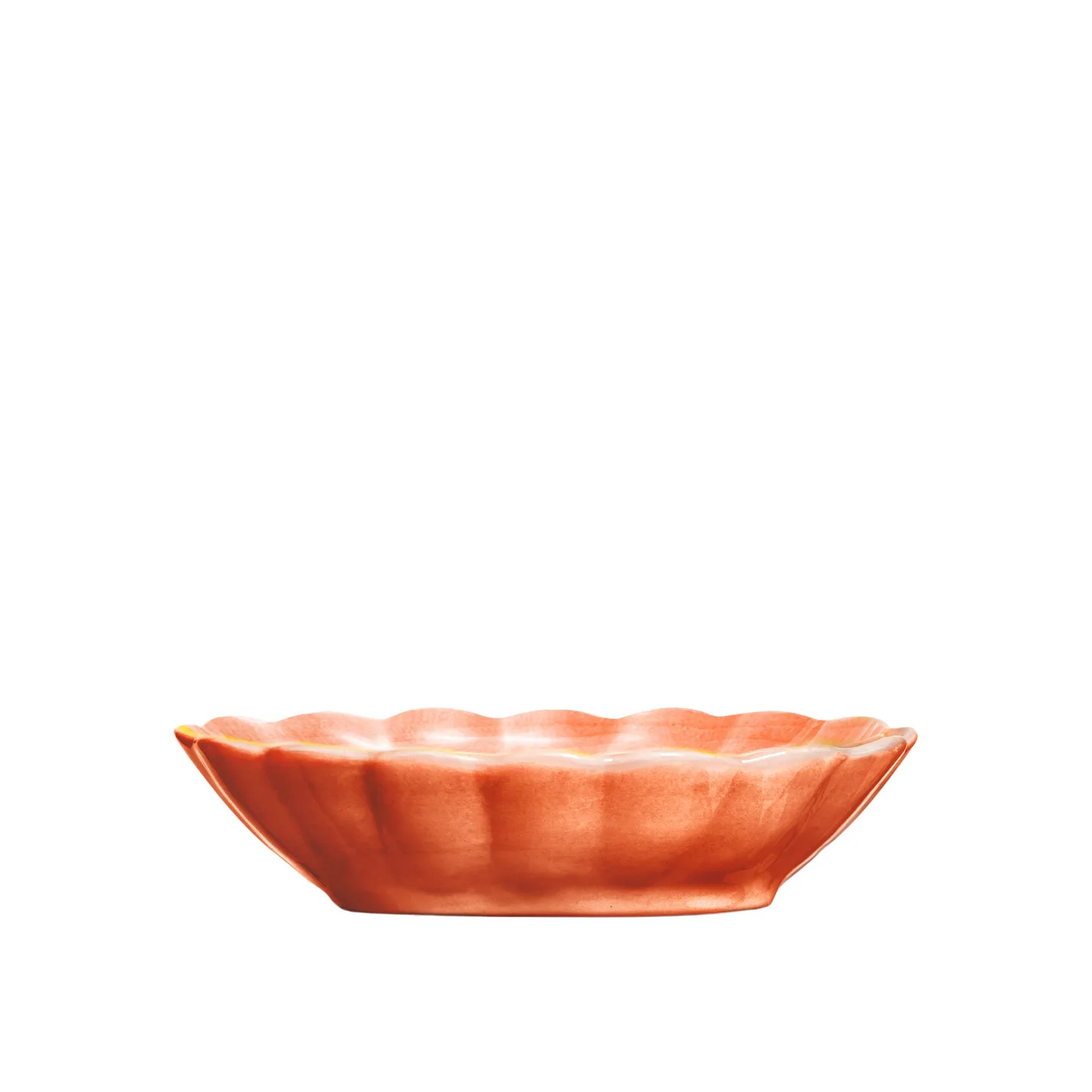 Mateus - Oyster Skål 23x18 cm Orange - Serveringsskålar - Naturmaterial