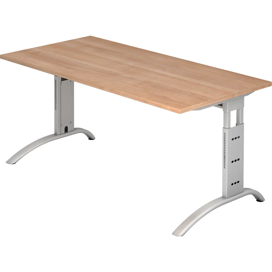 Schreibtisch Office nussbaum Holzwerkstoff B 160 T 80 cm