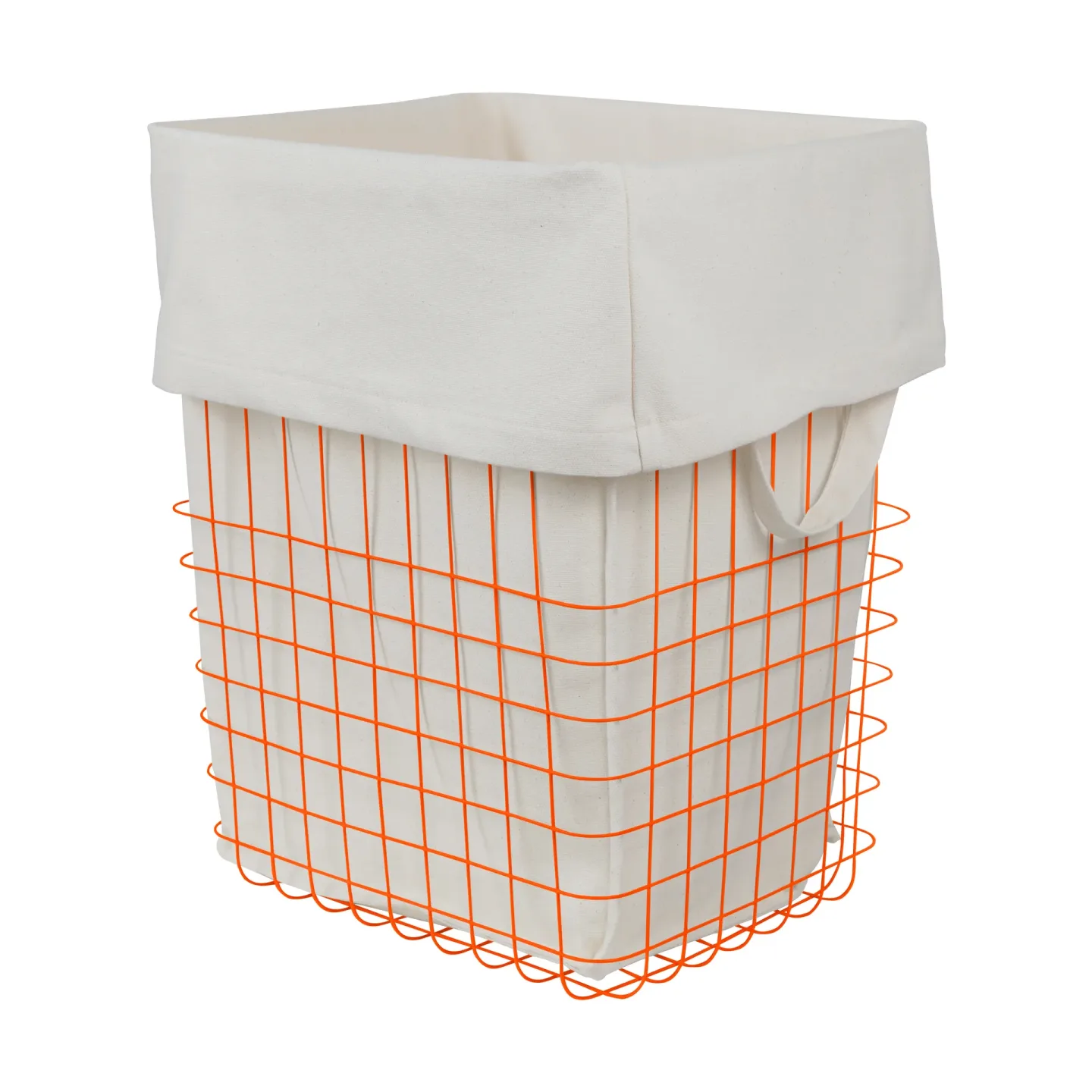 Mette Ditmer Store-it Aufbewahrungskorb mit Baumwollbeutel Large Orange