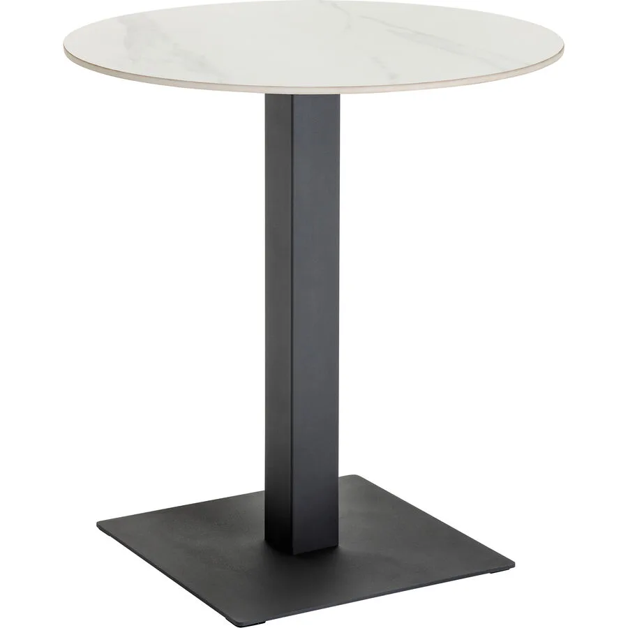 Bistrotisch Tamin Weiss Stein/Metall 70 cm