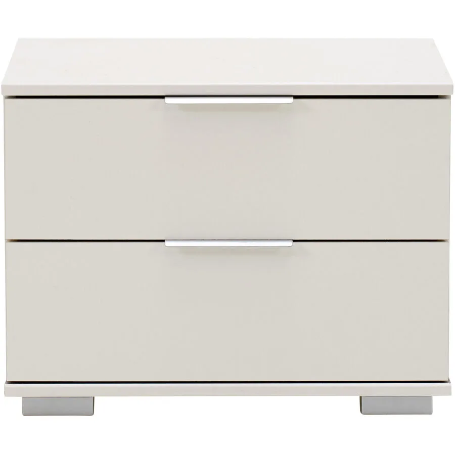 Nachttisch Peyton A weiss Holzwerkstoff B 52 H 40 cm