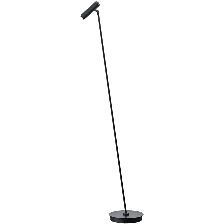 Leselampe Tom Schwarz Metall 140 cm - LED - Lichtfarbe: Extra warmweiss - LED Energiesparlampen