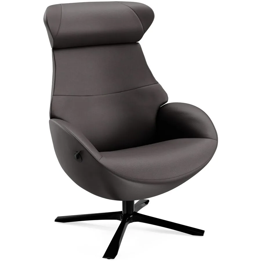 Conform Relaxsessel Daja espresso Leder T 163 B 81 H 110 cm - Möbel Konfigurator: Traummöbel individuell zusammenstellen