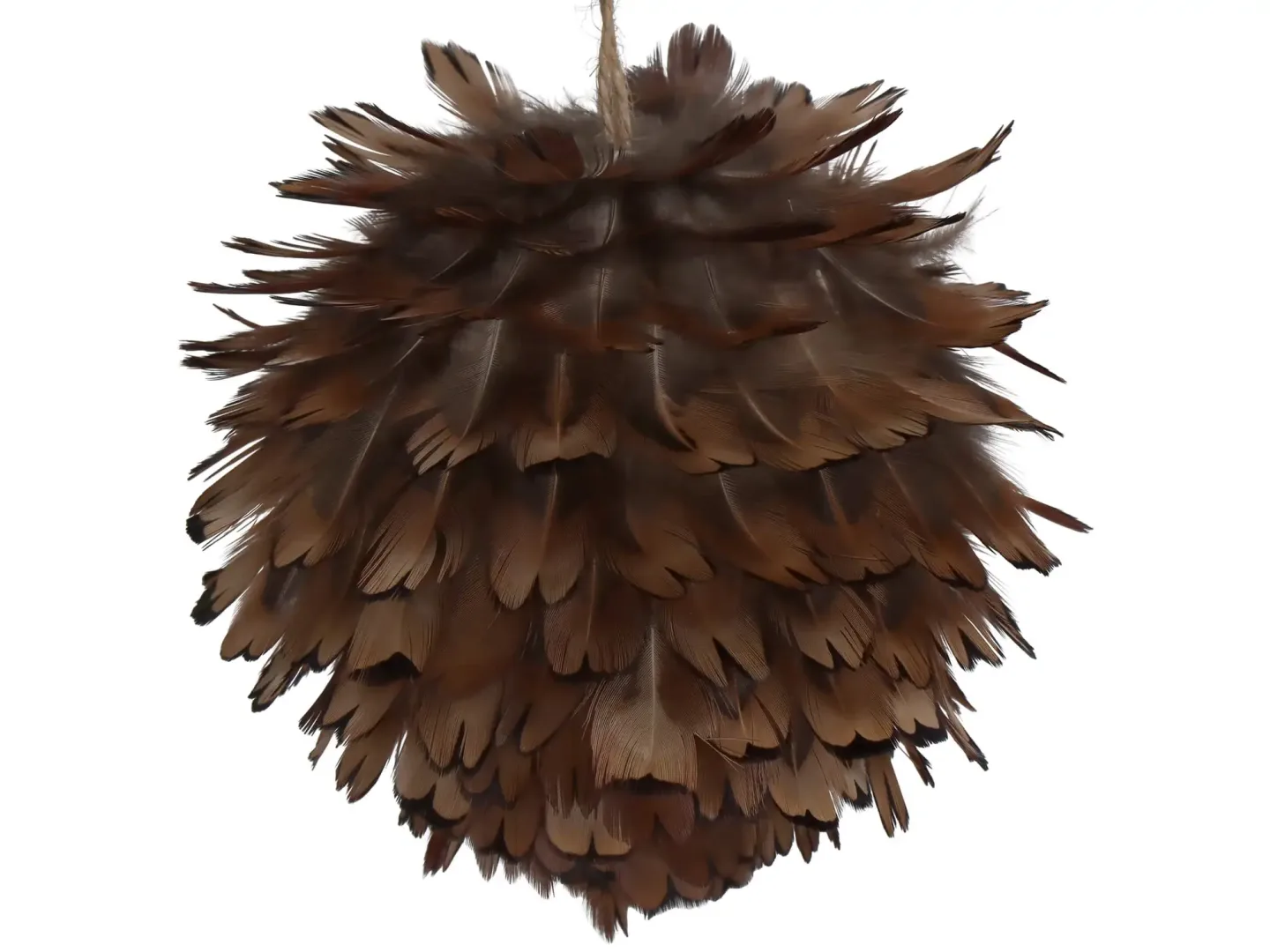 Kersten Kunstblume Feder-Clip Terra D: 11 cm | Schubiger Möbel