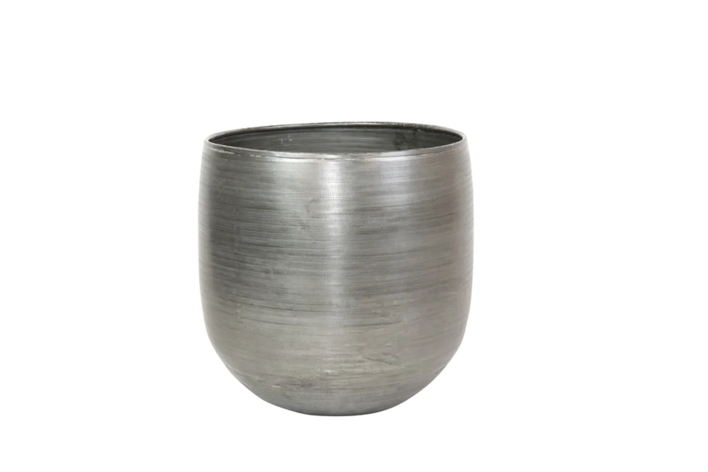 Decofinder Pflanzengefäss Rowen, Übertopf, Silber B: 15 cm | Schubiger Möbel