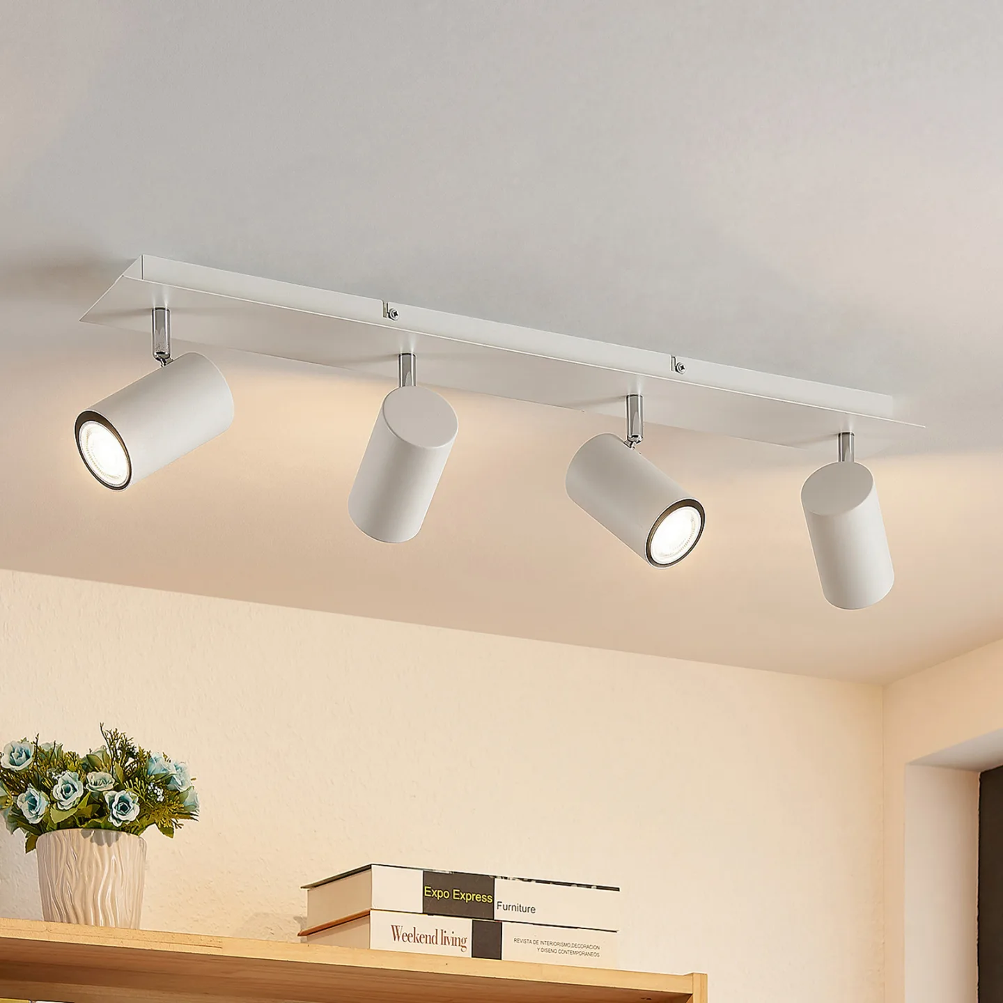 Joffrey 4 Plafond L70 White - Lindby - Vardagsrum - Modern - Metall - Med flera ljuskällor