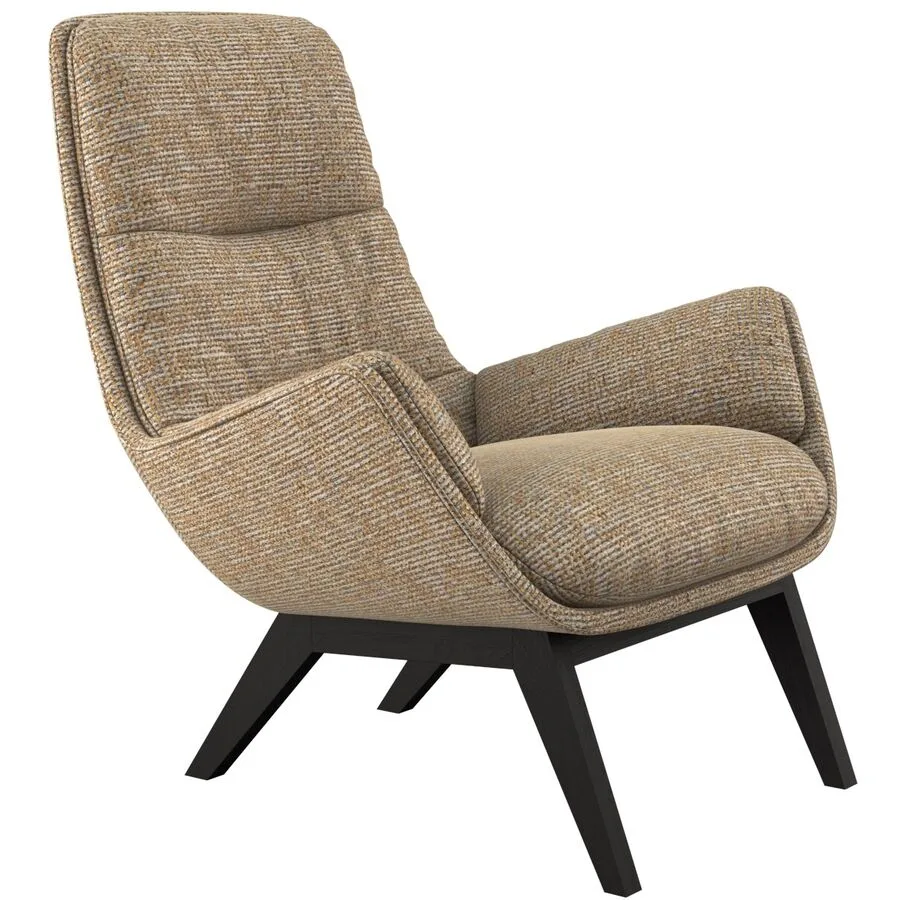 Sessel Halani honiggelb Stoff B 93 T 84 H 95 cm